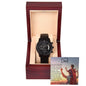 Gift For Dad | Hero Black Chronograph Watch From Daughter