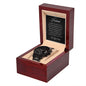 Gift For Husband | Black Chronograph Watch - Fate Black | From Wife