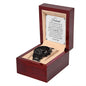 Gift For Husband | Black Chronograph Watch - Missing Piece White