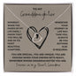 Gift For Granddaughter | Delicate Heart Necklace From Grandma