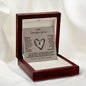 Gift For Granddaughter | Delicate Heart Necklace From Grandma