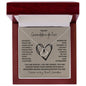 Gift For Granddaughter | Delicate Heart Necklace From Grandma
