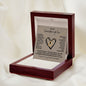 Gift For Granddaughter | Delicate Heart Necklace From Grandma