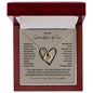 Gift For Granddaughter | Delicate Heart Necklace From Grandma