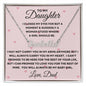 Gift For Daughter | Custom Name Necklace - Baby Girl From Dad