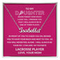 Gift For Daughter | Custom Name Necklace - Lacrosse From Mom