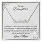 Gift For Daughter | Custom Name Necklace - Find Words From Mom