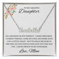Gift For Daughter | Custom Name Necklace - Not Perfect Flowers From Mom