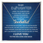 Gift For Daughter | Custom Name Necklace - Football