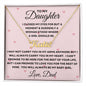 Gift For Daughter | Custom Name Necklace - Closed My Eyes Hearts From Dad