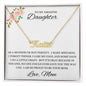 Gift For Daughter | Custom Name Necklace - Not Perfect Flowers From Mom