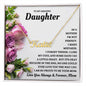 Gift For Daughter | Custom Name Necklace - Not Perfect Roses From Mom