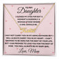 Gift For Daughter | Custom Name Necklace - Closed My Eyes Hearts From Mom