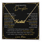 Gift For Daughter | Custom Name Necklace - Last Breath From Mom
