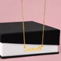 Gift For Daughter | Custom Name Necklace - Last Breath From Mom