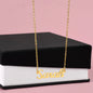 Gift For Daughter | Custom Name Necklace - Braver From Dad