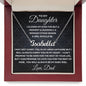 Gift For Daughter | Custom Name Necklace - Closed My Eyes From Dad
