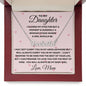 Gift For Daughter | Custom Name Necklace - Closed My Eyes Hearts From Mom