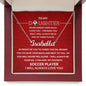 Gift For Daughter | Custom Name Necklace - Soccer