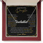 Gift For Daughter | Custom Name Necklace - Last Breath From Mom