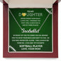 Gift For Daughter | Custom Name Necklace - Softball Heart Mom