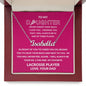 Gift For Daughter | Custom Name Necklace - Lacrosse From Dad
