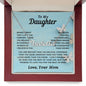Custom Name Necklace to daughter from mom