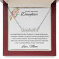 Gift For Daughter | Custom Name Necklace - Not Perfect Flowers From Mom