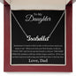Gift For Daughter | Custom Name Necklace - Find Words From Dad
