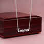 Gift For Daughter | Custom Name Necklace - Not Perfect Flowers From Mom