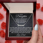 Gift For Daughter | Custom Name Necklace - Closed My Eyes From Dad