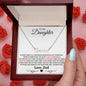 Gift For Daughter | Custom Name Necklace - Braver From Dad