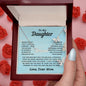 Custom Name Necklace to daughter from mom