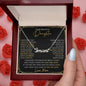 Gift For Daughter | Custom Name Necklace - Last Breath From Mom