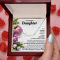 Gift For Daughter | Custom Name Necklace - Not Perfect Roses From Mom
