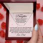 Gift For Daughter | Custom Name Necklace - Closed My Eyes Hearts From Dad