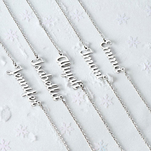 Gift For Her | Custom Name/Initials Necklace | Made & Ships From USA