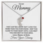 Gift For Mommy To Be | Engraved Custom Baby Feet Necklace with Birthstone