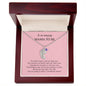 Gift For Mommy To Be | Engraved Custom Baby Feet Necklace with Birthstone