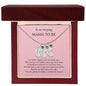Gift For Mommy To Be | Engraved Custom Baby Feet Necklace with Birthstone
