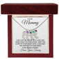 Gift For Mommy To Be | Engraved Custom Baby Feet Necklace with Birthstone