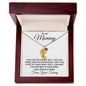 Gift For Mommy To Be | Engraved Custom Baby Feet Necklace with Birthstone