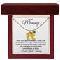 Gift For Mommy To Be | Engraved Custom Baby Feet Necklace with Birthstone