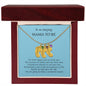Gift For Mommy To Be | Engraved Custom Baby Feet Necklace with Birthstone