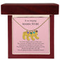 Gift For Mommy To Be | Engraved Custom Baby Feet Necklace with Birthstone