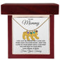 Gift For Mommy To Be | Engraved Custom Baby Feet Necklace with Birthstone