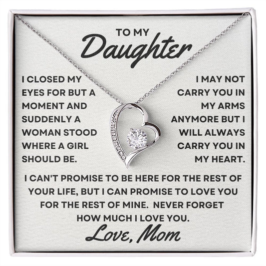 Gift For Daughter | Forever Love Necklace | To Daughter | From Mom