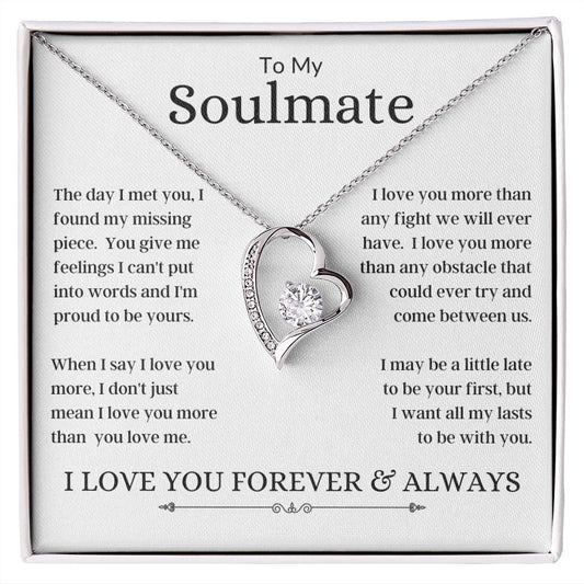 Forever Love Necklace to Soulmate