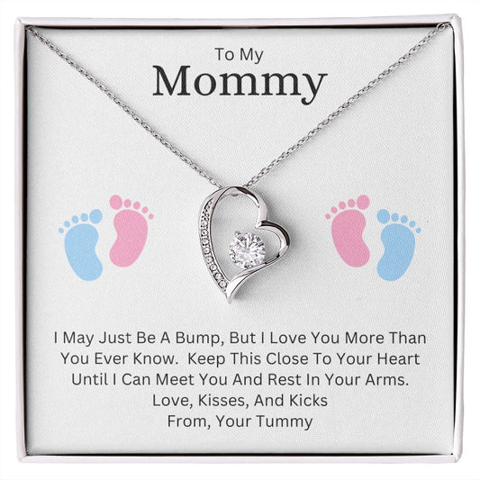 Gift For Mommy To Be | Forever Love Necklace - Bump