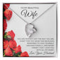 Gift For Wife | Forever Love Necklace - Roses From Husband